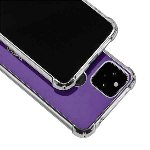 NFL Minnesota Vikings Distressed Google Pixel 5 Clear Case